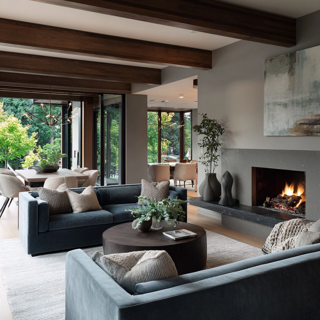 Modern common area at LA Serenity Springs in Los Angeles, California